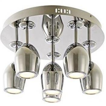 Chrom‑Deckenlicht Merlot Design LED
