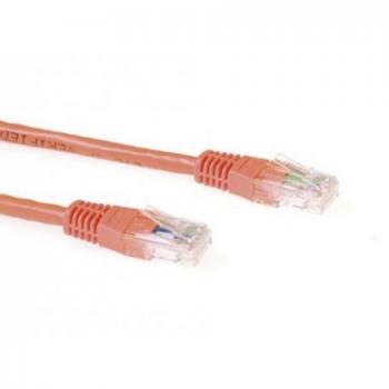 Cable de Red U/UTP Cat6A 15m RJ45 Naranja
