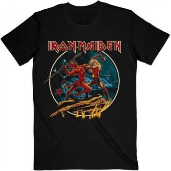 Iron Maiden Unisex Run To The Hills Circular Tee
