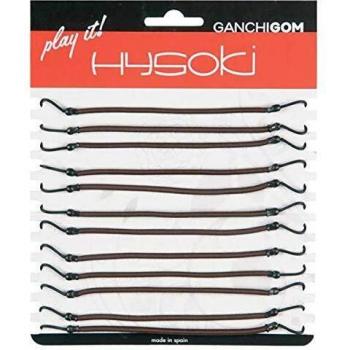 Hysoki Goma con Gancho Marron 12uds