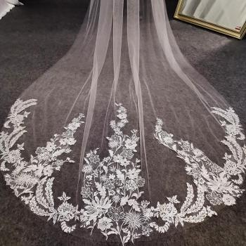Soft Tulle 2 Tier Wedding Veil 3M Long