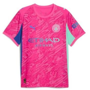 Man City Goalkeeper Shirt by PUMA 2025‑26 Pink