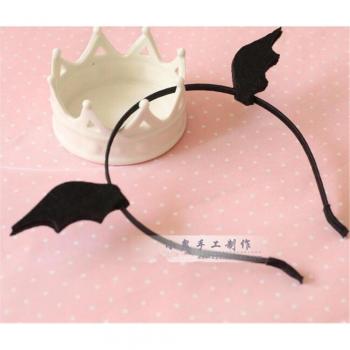 Noche de Bruja: Diadema Cosplay con Orejas y Alas