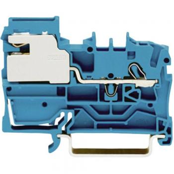 Étalon de liaison Wago 2002‑7114 avec ressort de traction bleu