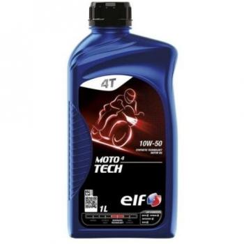 Elf Moto 4 Tech 10W50 Synthetic Lubricant for 4-Stroke Engines