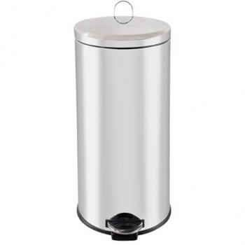 HTI‑Living Pedaltrashcan Jannik 30 L, Edelstahl, Soft‑Close Deckel