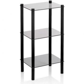 Zwarte Kast met 3 Etages