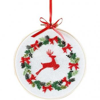 Xmas Embroidery Hoop Kit