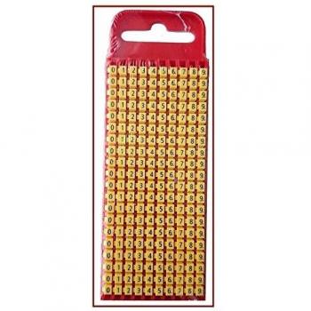 Serre-câbles Jaune 5 mm Hellermann Tyton