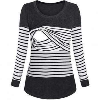 Camiseta Lactancia a Rayas