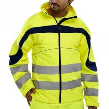 Beeswift Eton High Visibility Soft Shell Jacket BSW16275