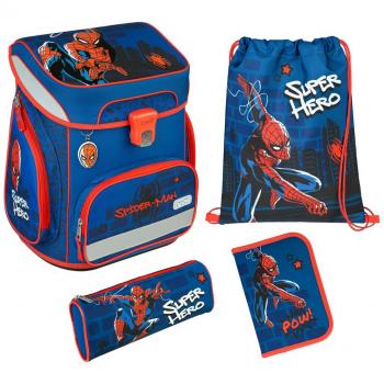 SCOOLI EasyFit Schulthek Spider-Man 5-teilig