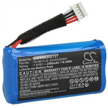 PowerPack VHBW 7,4V Li‑Ion 2500 mAh – Casse e Speaker
