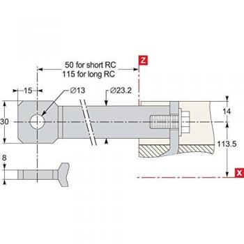 Disjoncteur Schneider LV432475 – Module de connexion courte arrière