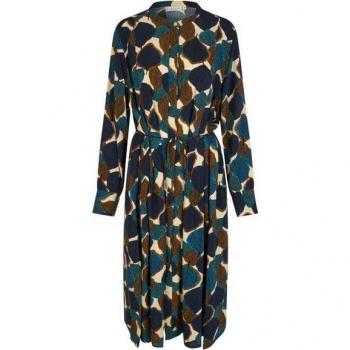 Chipmunk Print Multicolor Dress