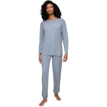 Blue Triumph Long‑Sleeved Comfort Nightwear