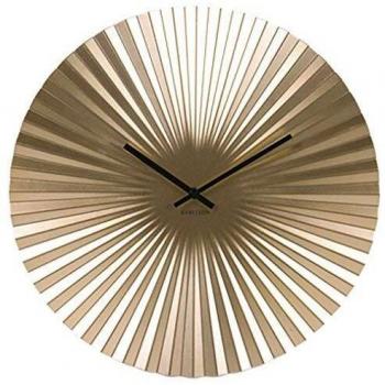 Cadran doré et boîtier en acier inoxydable Karlsson Sensu Ø40cm