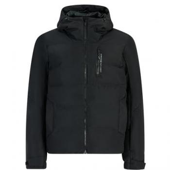 EliteDefender™ Black Men’s Hooded Coat (M)