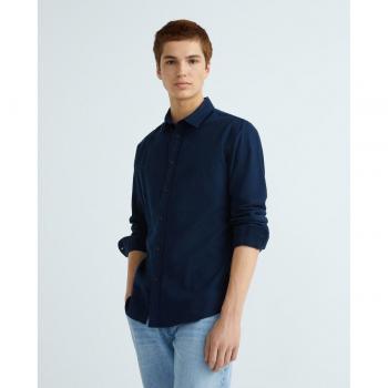 Selected Slim Fit Franela Azul Marino Modelo SLHOwen