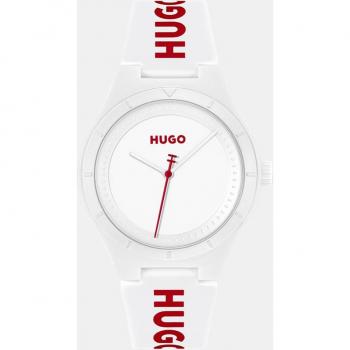 Orologio Analogico HUGO Lit For Him Rosso e Bianco