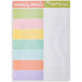 Tear-Off Grocery List Meal Planner