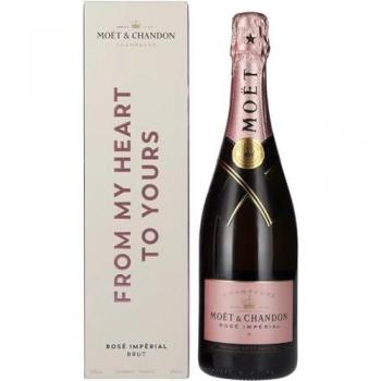 Champagne Moët Rosé Impérial 12% 0,75 L en boîte cadeau