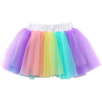 Falda de Malla Plisada para Niñas