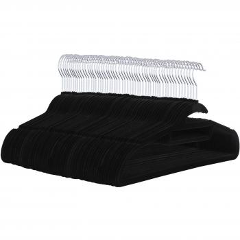 Samtige Rollbügel – 50 Stück – verbesserte Anzughaken