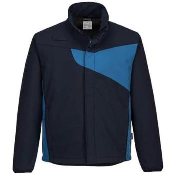 Chaleco de trabajo bicolor softshell PW2 con forro micro‑polar 2 capas (PW271)