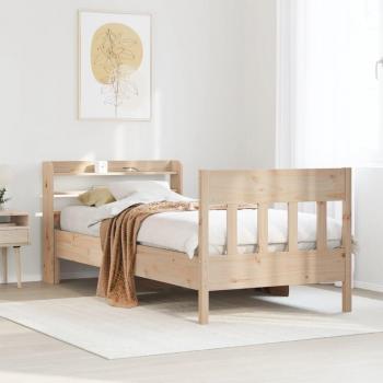 Soluzione Relax Esterno 2 Pezzi con Tavolo Integrato in Massello di Acacia