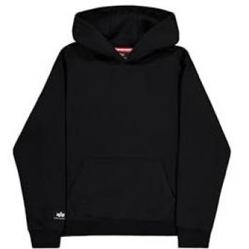 Alpha Industries Kapuzenjacke mit Label Druck