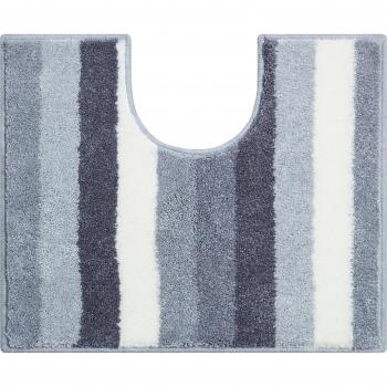 BARCELONA Badteppich Grau – 50x60 cm, ultraweich, rutschfeste Basis