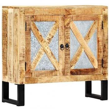 Buffet 80 x 30 x 76 cm Bois de manguier massif