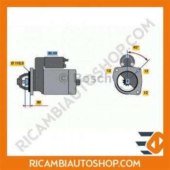 Avvio Motorino Bosch 986019010