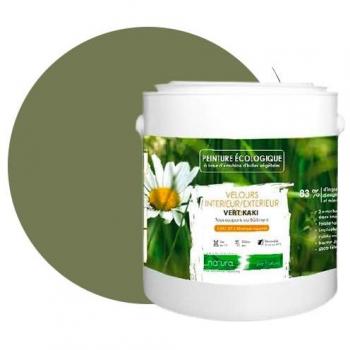 Peinture Velours Vert Kaki Écologique