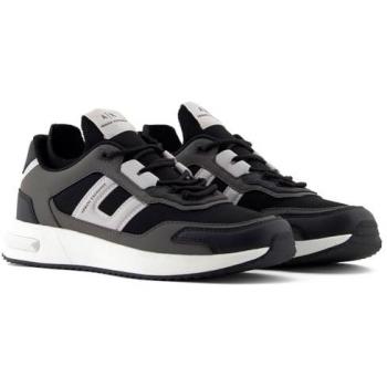 Armani Exchange Men’s Dark Gray/Black Trainers – UK Size 8 – Model XM001682