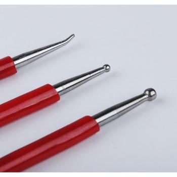 3PCS Stainless Steel Leather Edge Tool Set