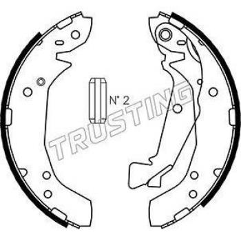 Piezas de freno TRUSTING 046.211