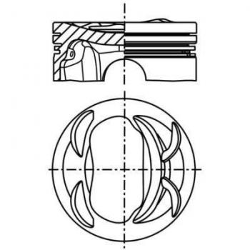 Pistón MAHLE ORIGINAL 028 PI 00131