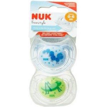 Chupeta Nuk Freestyle T‑1 en Silicona, 2 piezas