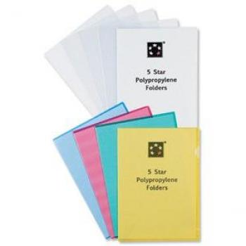 Star Office Translucent A4 Cut Flush Folder