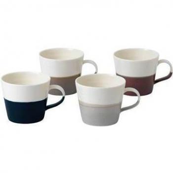 Set di 4 Tazze Royal Doulton Coffee Studio in Porcellana