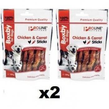 Boxby frango e cenoura snacks para cães