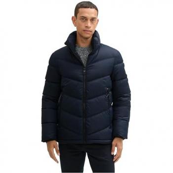 Tom Tailor Sporty Puffer Jacket for Men Sky Captain Blue XL