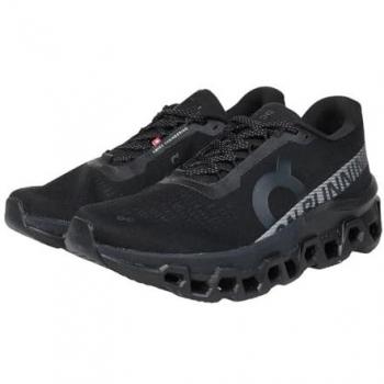 On Cloudmonster 2 Laufschuhe pechschwarz