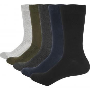 ComfortFit YUEDGE – Medias de Algodón Peinado para Hombre, 5 Pares
