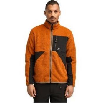 Timberland XXL High-Pile Fleece Jacket for Men in Orange
