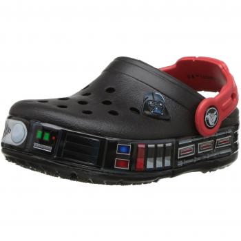Crocs Crocband Fun Lab Darth Vader Lights Clog Kinder, Jungen Clogs, Schwarz, 28/29 EU