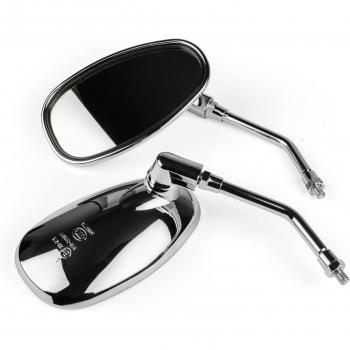 Specchietti ovale M8 cromati destra (x2)