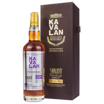 Kavalan Solist Peated Single Cask Strength, Édition Austria – 0,7 L (50 % vol.) en coffret cadeau